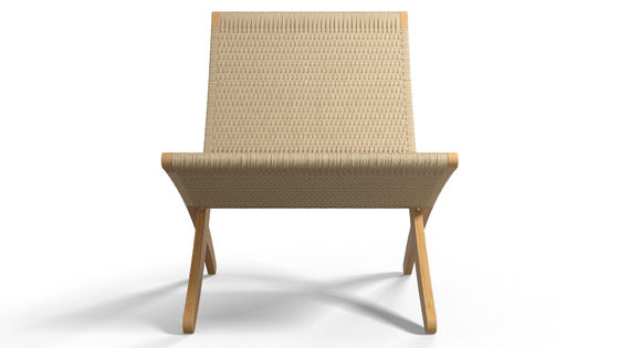 식탁 의자 노르딕 라운지 고체 목재 의자 디자인 클래식 직물 로프 접이 불가능