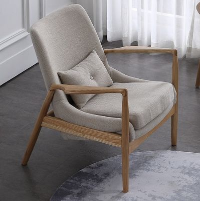 거실 가구 견고한 목재 의자 소파 가루 된 팔바닥 및 쿠션