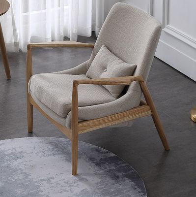 거실 가구 견고한 목재 의자 소파 가루 된 팔바닥 및 쿠션