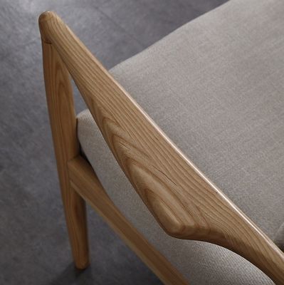 거실 가구 견고한 목재 의자 소파 가루 된 팔바닥 및 쿠션