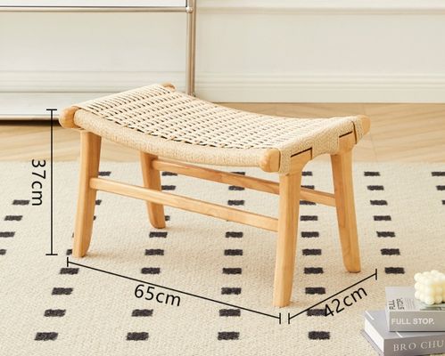 천연 목재 직물 코드 거실 의자 런던의 스타일과 기능의 완벽한 조합