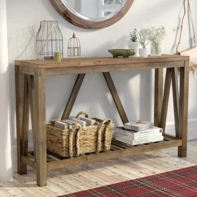 메일 포장 현대 디자인 순수 나무 창문 테이블 단순 선반 직사각형 테이블