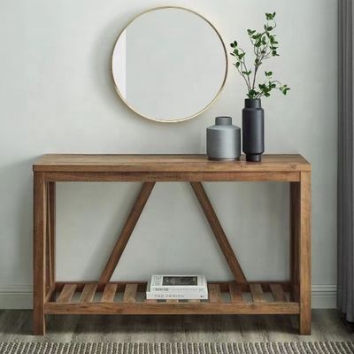 메일 포장 현대 디자인 순수 나무 창문 테이블 단순 선반 직사각형 테이블