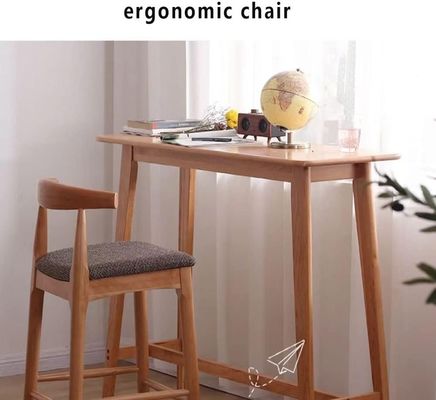 인기 월넛 컬러 목재 바 스톨 레스토랑에서 단단한 목재 식탁 의자