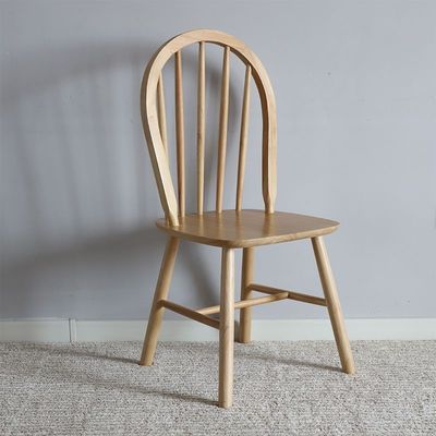 우아한 식탁을 위한 스타일리시하고 기능적인 노르딕 단단한 목재 식탁 의자 W49.5*D51*H79cm
