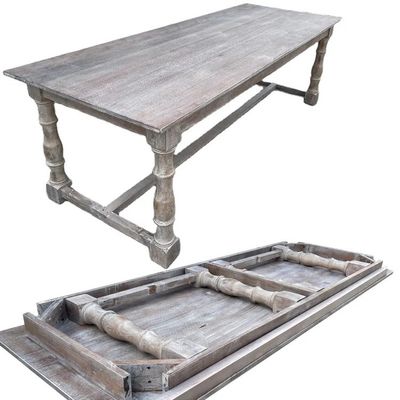 니트로 랙어 마감 미국 컬러 테이블 Rectamgle 고형 목재 식탁 접기 테이블 현대적 간단한 디자인