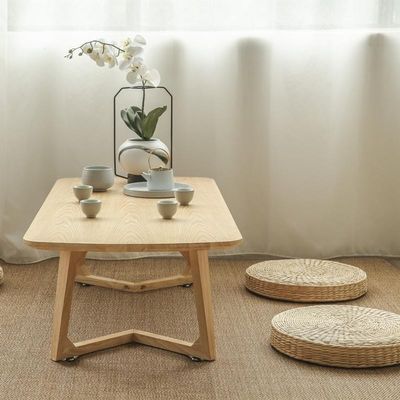 근대 고형 목재 측면 커피 테이블 가구 니트로 라크로 마무리 노르딕 스타일의 거실 가구
