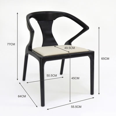 1년 보증 호텔에서 식사를 위한 목재 레스토랑 의자 호박 나무 의자