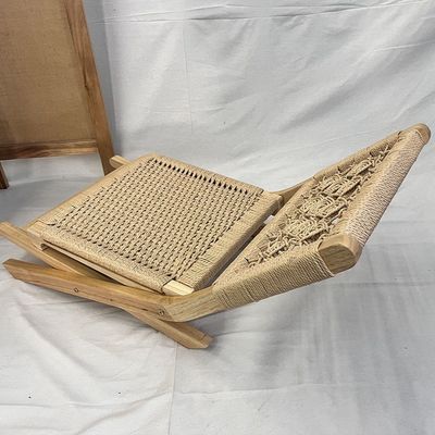 고전적인 직물 로프 코드 노르딕 라운지 의자 맞춤형 디자인