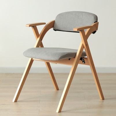 목재 식탁 의자 현대 스타일의 거실 W52.5*D60*H77.5CM 접이식 디자인