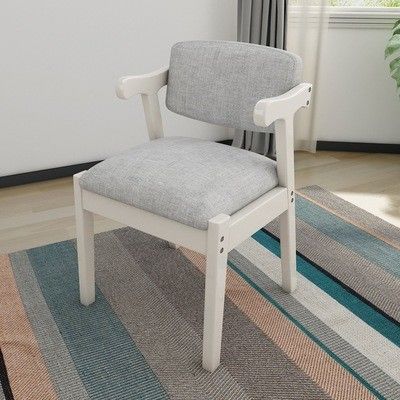 현대 솔리드 목재 PU 가죽 식당 의자 일반 가정 가구 내 샘플 식실