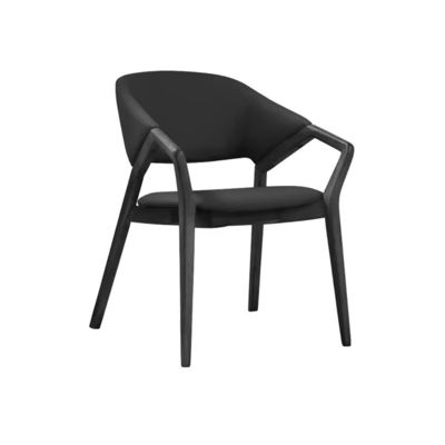 NO 현대 럭셔리 목재 휴식용 Arm Chair를 위한 접힌 단단한 재나무 식탁 의자 호텔 방