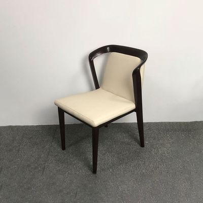 레스토랑 식탁 의자 고체 재 나무 프레임 현대 고급용 목재 포장 의자