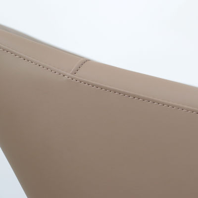 메일 포장 노르딕 스타일의 카페와 레스토랑을위한 단단한 나무 PU 가죽 식탁 의자