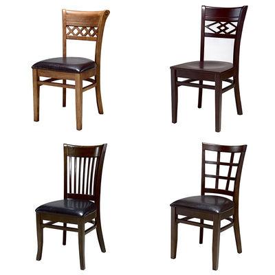 레스토랑 디자인 스타일의 현대 고형 목재 의자 현대 NO 접힌