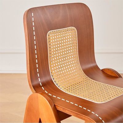 호텔 레스토랑 노르딕 나무 식탁 의자 니트로 라크 가공 및 고무 나무 프레임