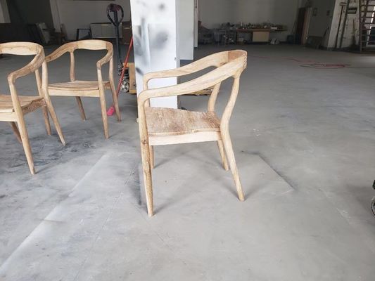 호텔 결혼식용 고전적 잔치 스타일의 단단한 나무 팔받침 식탁 의자