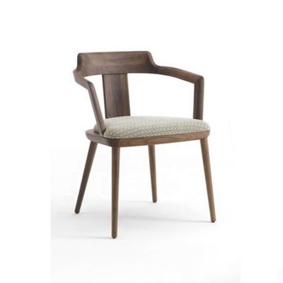 실내 식당 식탁 의자 고형 목재 의자 쿠션 및 현대 디자인 호크넛 컬러 팔자리