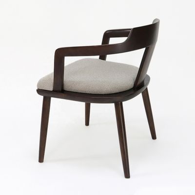 실내 식당 식탁 의자 고형 목재 의자 쿠션 및 현대 디자인 호크넛 컬러 팔자리