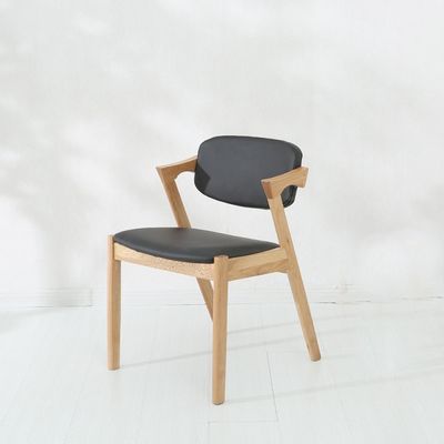 일반 가정용 가구 현대 천연 고체 나무 식탁 의자 레스토랑용 노르딕 의자 식실 가구
