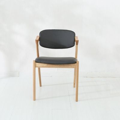 일반 가정용 가구 현대 천연 고체 나무 식탁 의자 레스토랑용 노르딕 의자 식실 가구