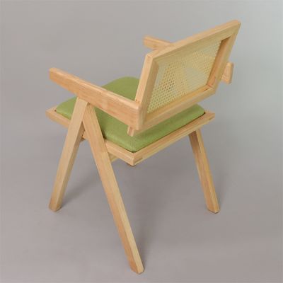 OEM 서비스 W46*D47*H91CM 노르딕 목재 가구 가공 라탄 등반 호텔 레스토랑용 단단한 목재 식탁 의자