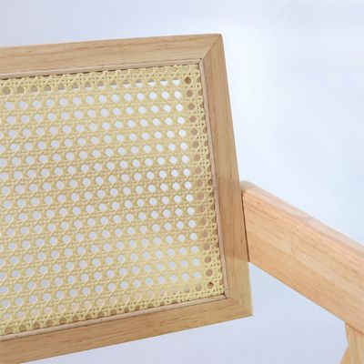 OEM 서비스 W46*D47*H91CM 노르딕 목재 가구 가공 라탄 등반 호텔 레스토랑용 단단한 목재 식탁 의자