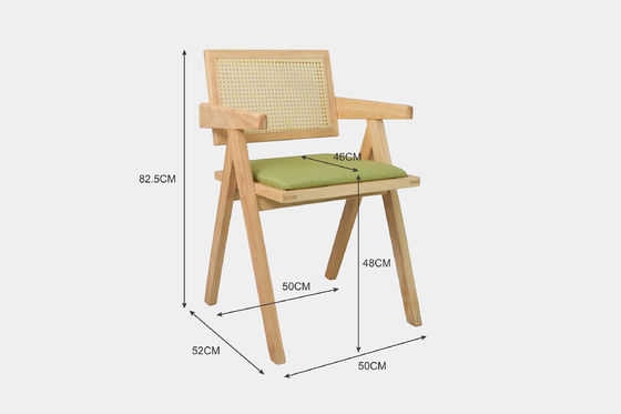 호텔 레스토랑 가구 뜨거운 노르딕 고체 나무 식탁 의자 고판 라탄 등반과 함께 높은 수요
