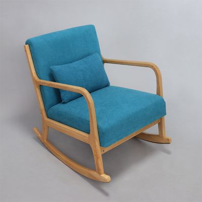 목조 소파 의자 커스터마이징 고급 직물 벨벳 KD 모델 거실용 흔들림 의자