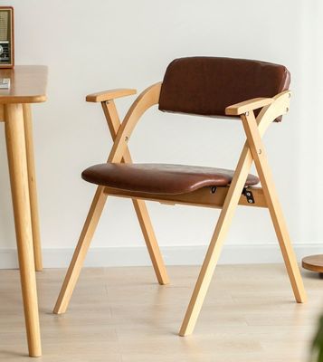 고무 목재/오시 목재 프레임과 함께 현대 식당을위한 천연 단단한 목재 의자