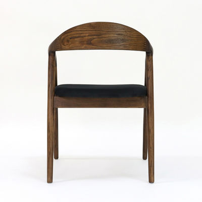 현대 레스토랑 가구 접이식 기능과 직물 가루와 함께 단단한 나무 식탁 의자 W56*D55.5*H73.5CM