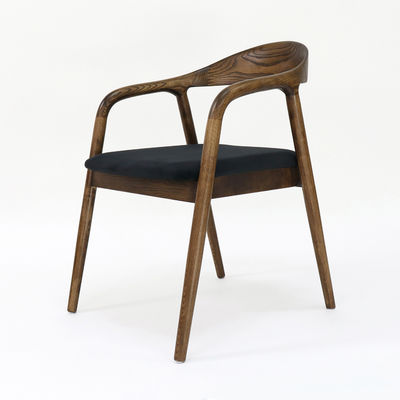 현대 레스토랑 가구 접이식 기능과 직물 가루와 함께 단단한 나무 식탁 의자 W56*D55.5*H73.5CM