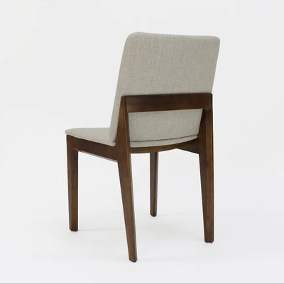 현대 스타일의 니트로 라크 마감 고형 나무 식탁 의자