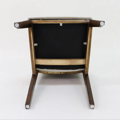 현대 스타일의 니트로 라크 마감 고형 나무 식탁 의자