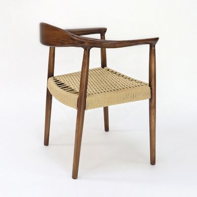 커스텀 케네디 팔레스트 의자 현대 노르딕 스타일 고형 목재 대통령 식당 및 카페 의자