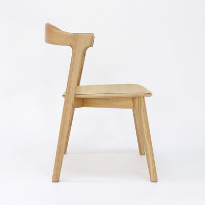 재 / 고무 나무 프레임 재료의 고체 목재 식탁 의자 로 레스토랑 또는 호텔을 업그레이드