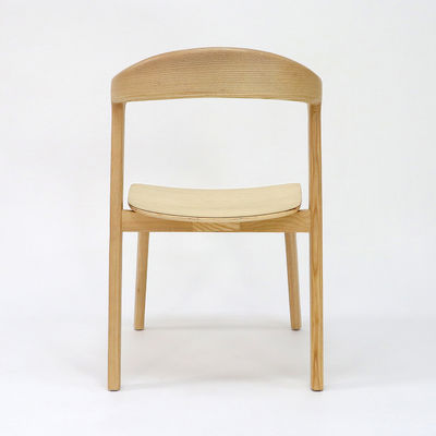 재 / 고무 나무 프레임 재료의 고체 목재 식탁 의자 로 레스토랑 또는 호텔을 업그레이드