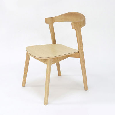 재 / 고무 나무 프레임 재료의 고체 목재 식탁 의자 로 레스토랑 또는 호텔을 업그레이드