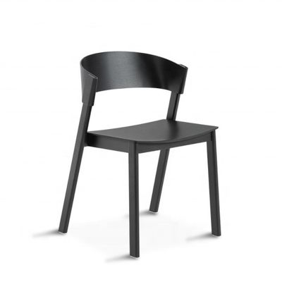 OEM 서비스 받아 현대 노르딕 식당 고대 구부러진 고형 목재 겹쳐질 수 있는 의자