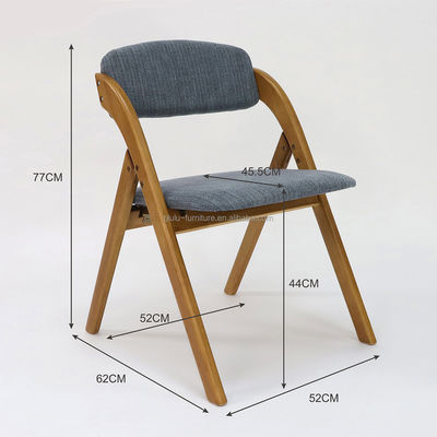 빈티지 목재 클래식 가구 폴더블 단단한 목재 식탁 의자