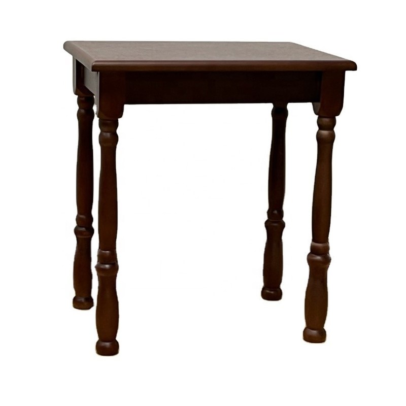 천연 또는 어두운 아가씨 색상 홀 고대 레스토랑을위한 목재 식탁