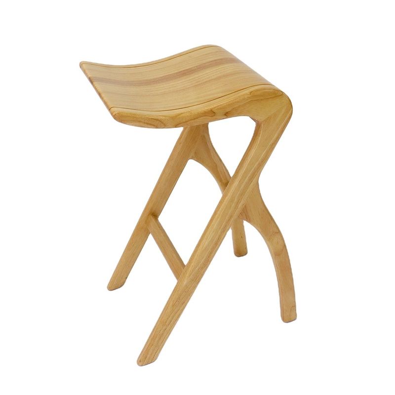 맞춤형 디자인 고전 고형 목재 바 스쿨 W35*D43.5*66.5CM 높은 거실 목재 식탁 의자