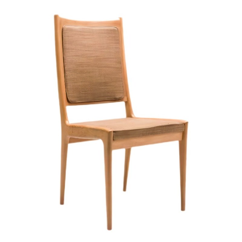 식실 가구 고형 목재 높은 등 의자 노르딕 디자인 의 직물 가루