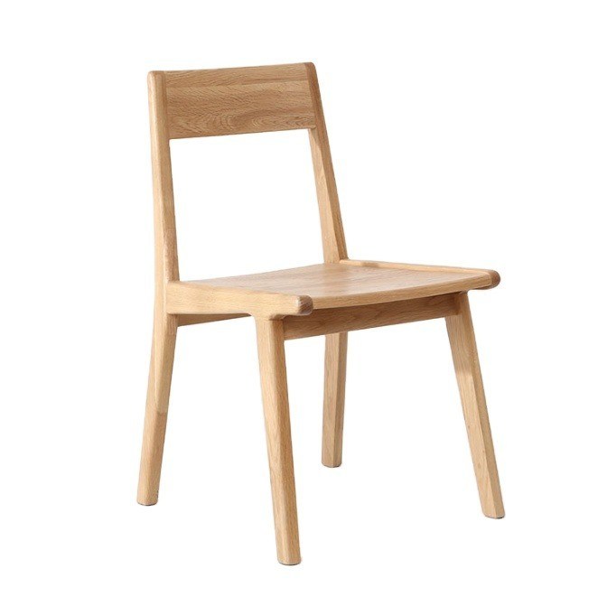 음식점 가구용 노르딕 클래식 스타일의 단단한 목재 식탁 의자