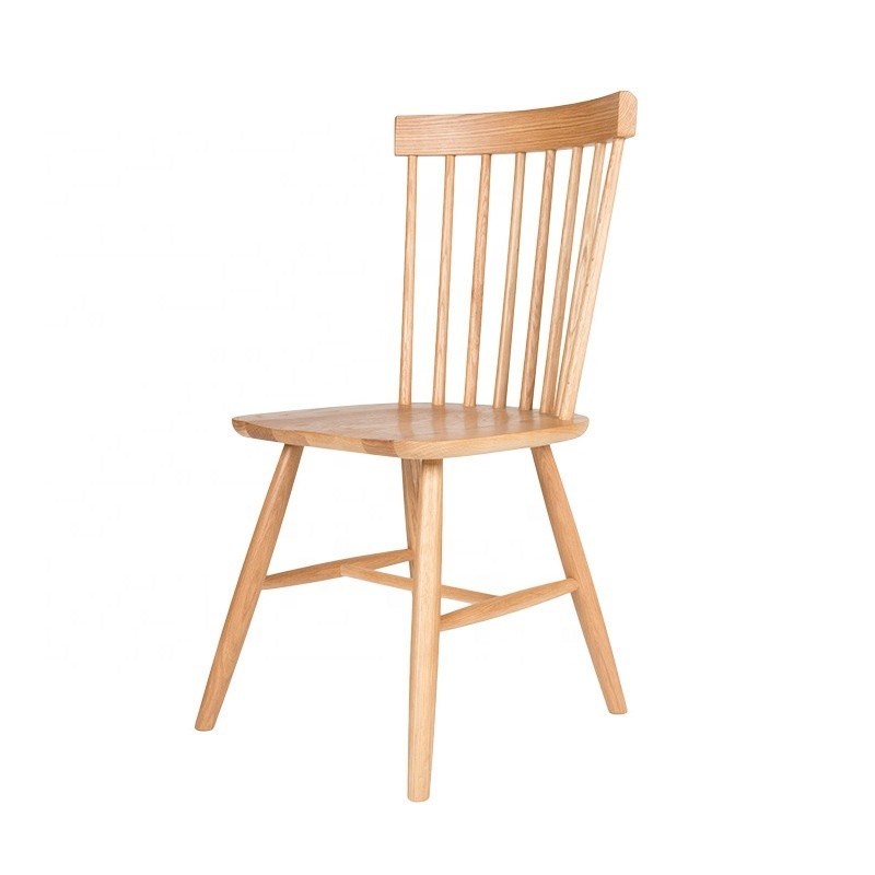 고형 목재 식탁 의자 현대 및 식탁 장식을위한 접힌 NO