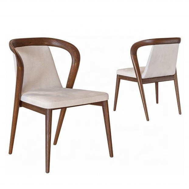 아파트 노르딕 고체 나무 식탁 의자 현대 간단한 협상 의자 레저 안식 의자 스타일 레저 의자