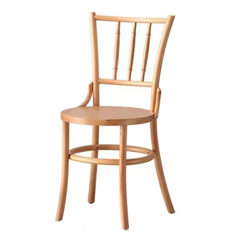 현대 디자인 라탄과 단단한 나무 식당 식탁 의자 W36*D42*H88cm