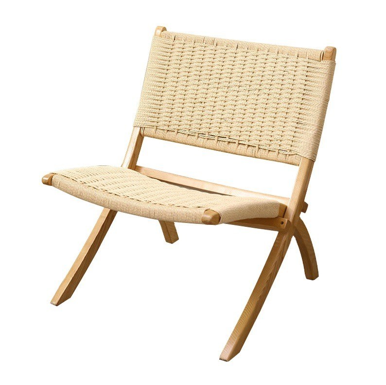 천연 목재 직물 코드 거실 의자 런던의 스타일과 기능의 완벽한 조합